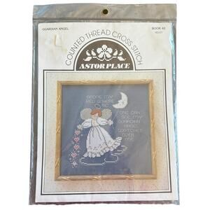 Astor Place Guardian Angel Cross Stitch Kit Above My Bed